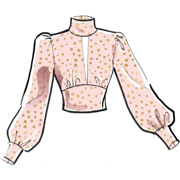 McCall's Sewing Pattern M8043 Misses Tops Size 6-14 Waist Skimming Open Back - Picture 5 of 6